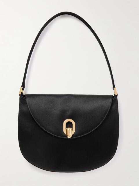 SAVETTE Tondo Small Satin Shoulder Bag