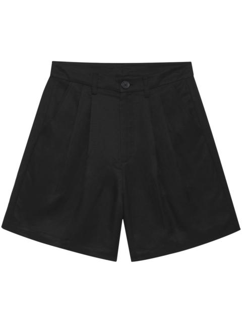 ANINE BING Carrie pleat-detailing shorts