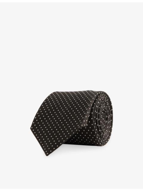 TOM FORD Dot-Print Silk Tie