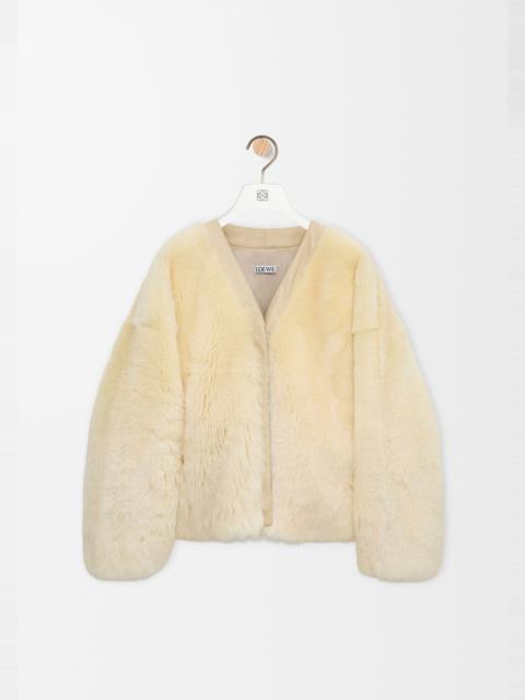Loewe Cardigan in shearling