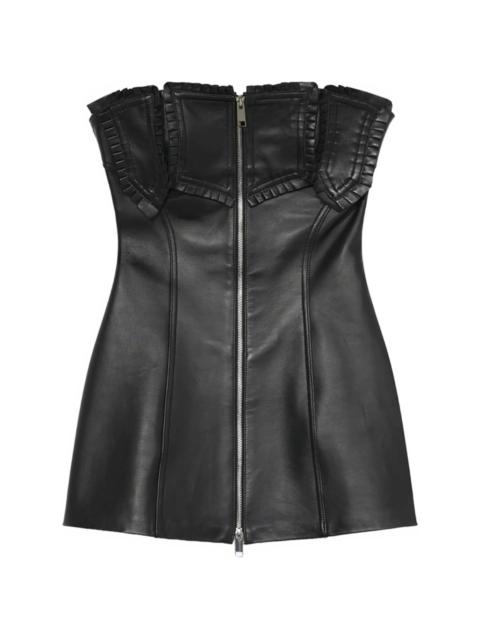 Blumarine Blumarine Ruffled Bustier Mini Dress