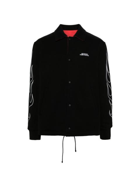 reversible jersey shirt jacket