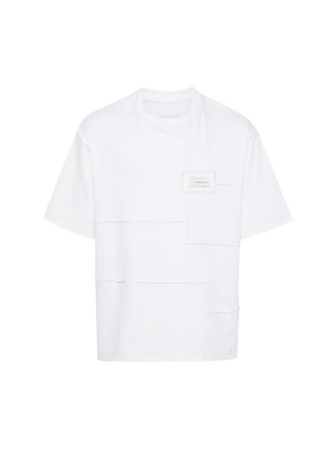 FENG CHEN WANG logo-patch T-shirt