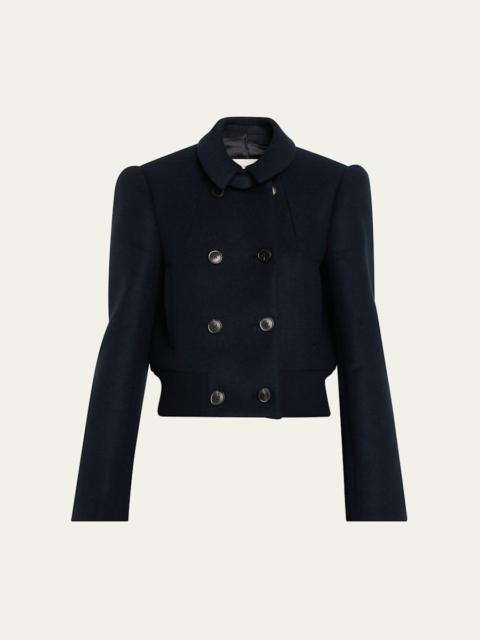 Dries Van Noten Vudy Double-Breasted Wool Jacket