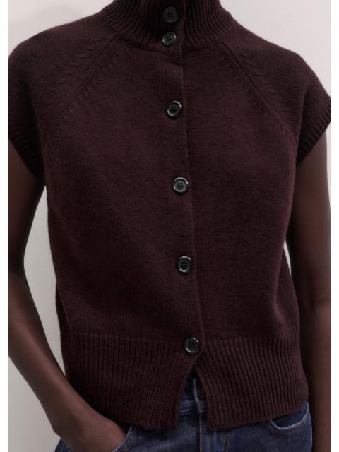ME+EM High Neck Buttoned Tee