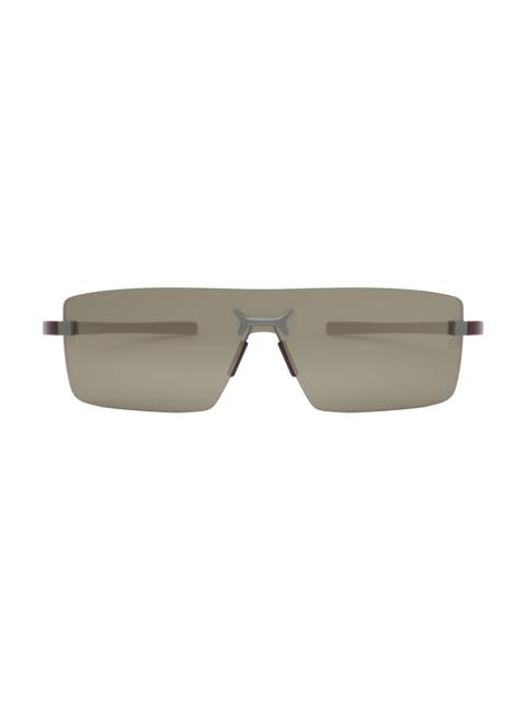 TAG Heuer Men's Flex Shield Sunglasses - Bordeaux Brown Mirror