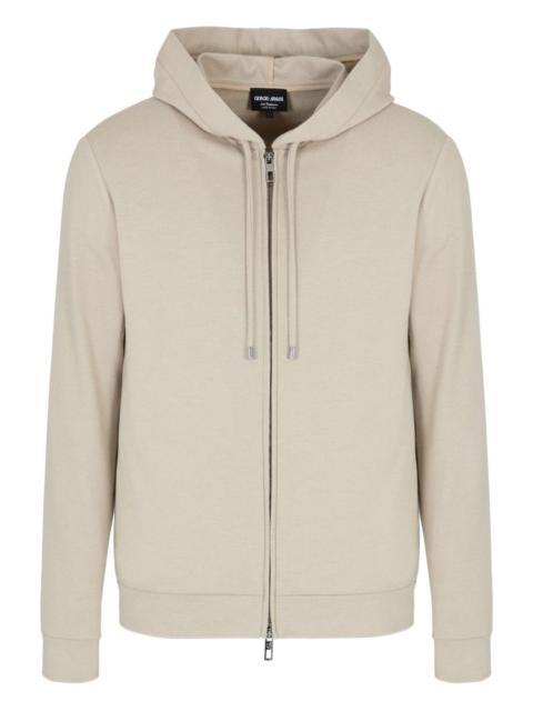 GIORGIO ARMANI zip-up hoodie