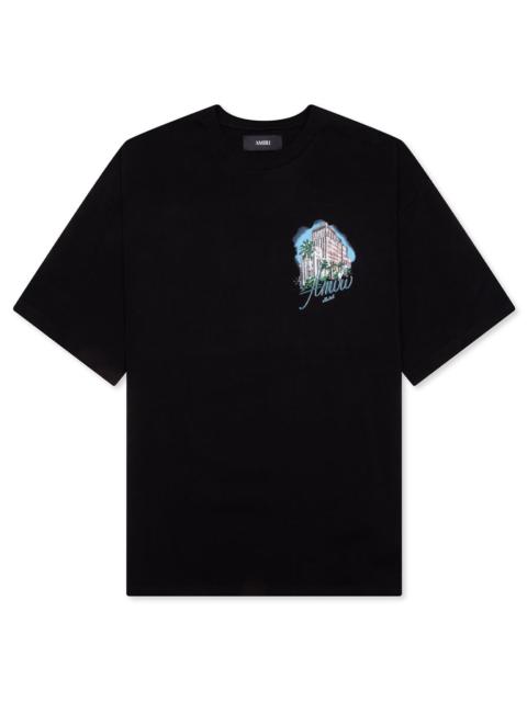 AMIRI Hotel Oversized Tee Black