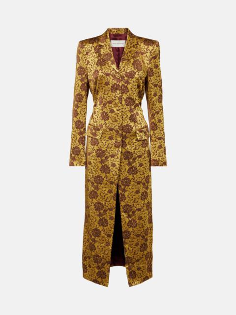 Dries Van Noten Rilly jacquard coat