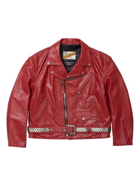 Supreme Supreme FW25 x Number (N)ine Schott® Perfecto Leather Jacket 'Red' FW25J51-RED