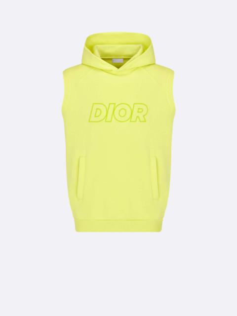 Dior Oversized Sleeveless Hooded Sweatshirt