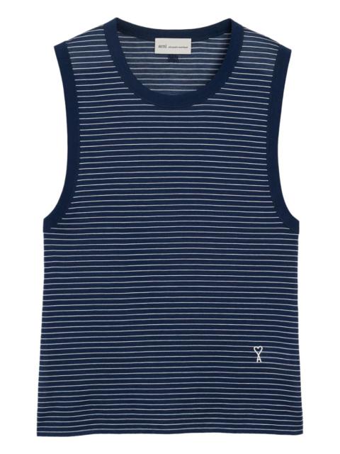 AMI Paris striped tank top