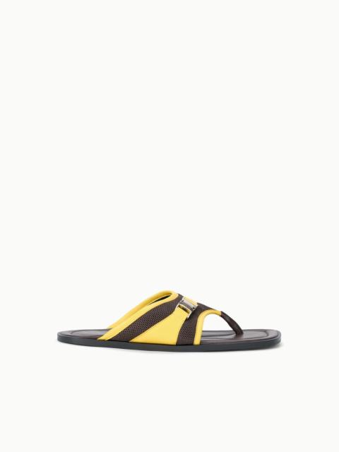 STAUD STAUD KACEY THONG ESPRESSO LEMON