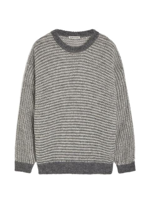 YMC striped crew-neck sweater