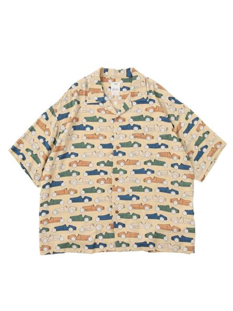 visvim CABAN SHIRT S/S OPEN WHEELER IVORY