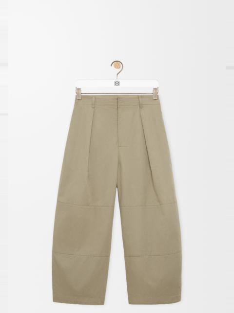 Loewe Cropped trousers in cotton