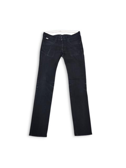 Other Designers FACTOTUM Skinny Slim Fit Super Black Denim Pants