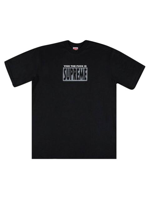 Supreme Who The Fuck Tee 'Black'