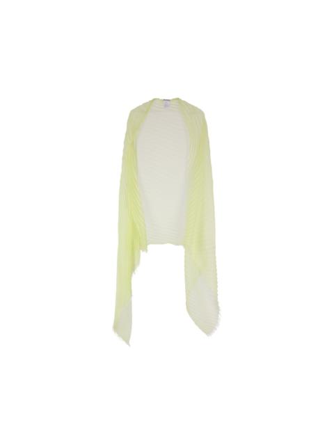 ISSEY MIYAKE Feather Ramie Pleats Stole scarf
