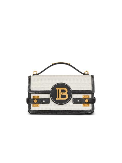 Balmain Raffia B-Buzz Shoulder 24 bag