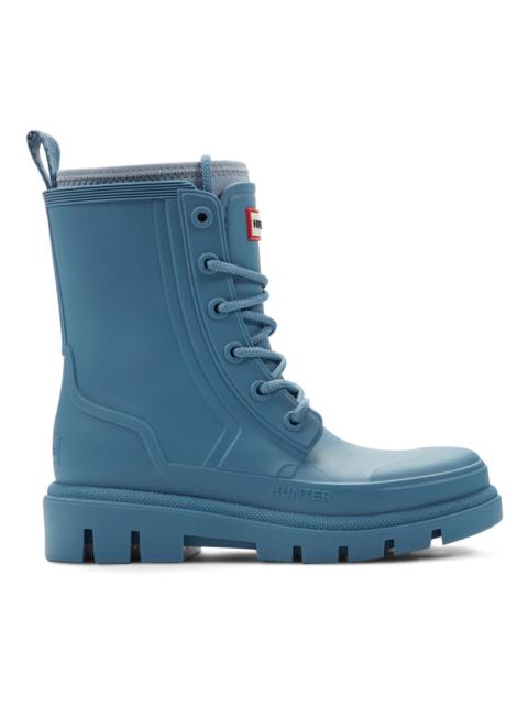 HUNTER Women's Diana Waterproof Lace-Up Rain Boots