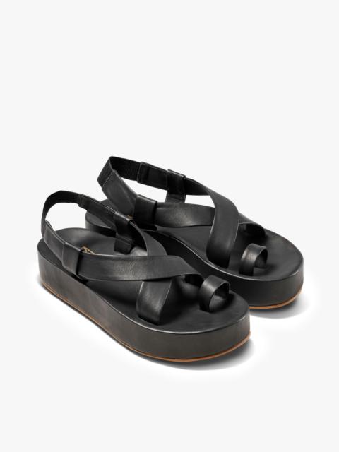 beek Caracara Leather Platform Sandal