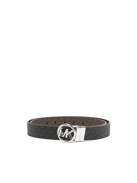 MICHAEL KORS all-over logo print belt