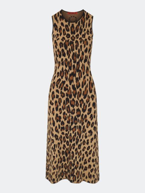 SIMONMILLER Knits By Axon Sleeveless Dress in Cheetah