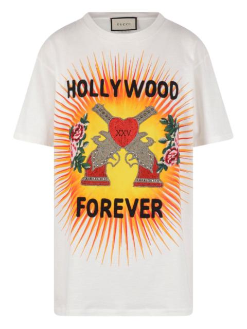 GUCCI hollywood forever graphic T-shirt
