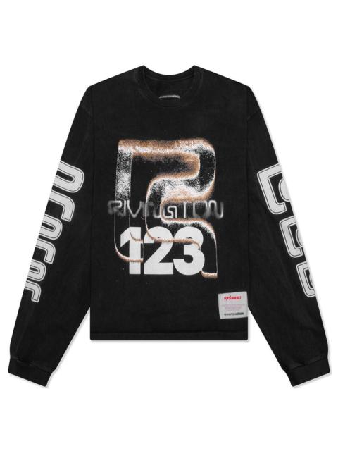 RRR123 META ALMA CVA L/S TEE - VINTAGE BLACK/RUST