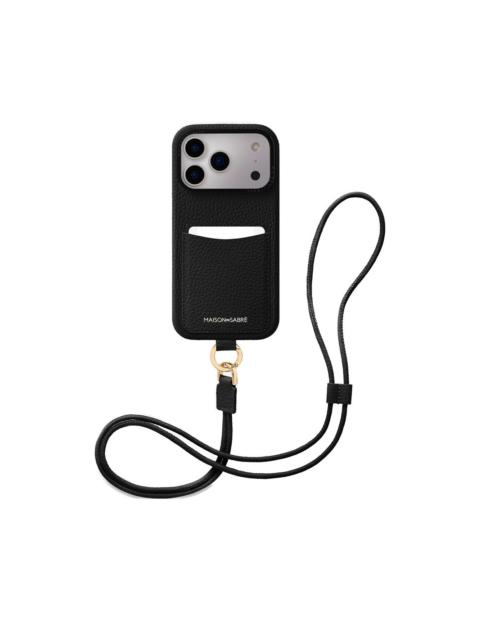 MAISON de SABRÉ logo-detailed iPhone 17 Pro Max phone case