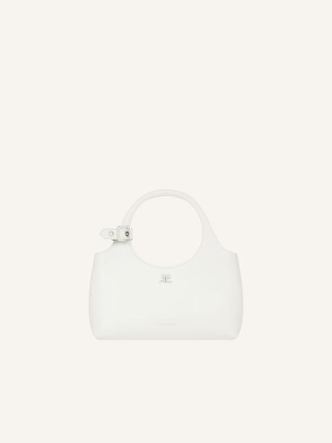 courrèges MINI HOLY DAY LEATHER BAG
