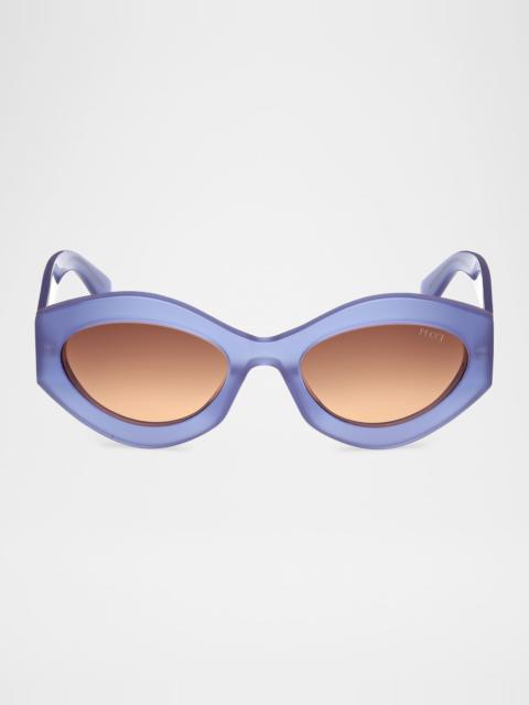 PUCCI Cat-Eye Acetate Sunglasses
