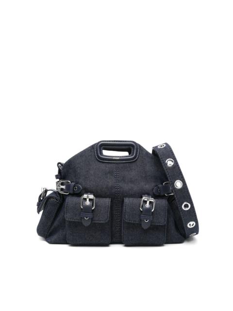 maje Miss M denim shoulder bag