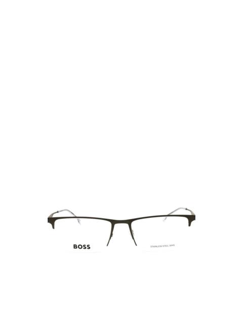 BOSS rectangle-frame glasses