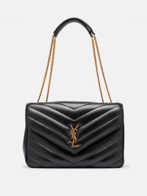 SAINT LAURENT Loulou Large leather shoulder bag