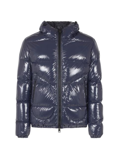 logo-patch padded jacket