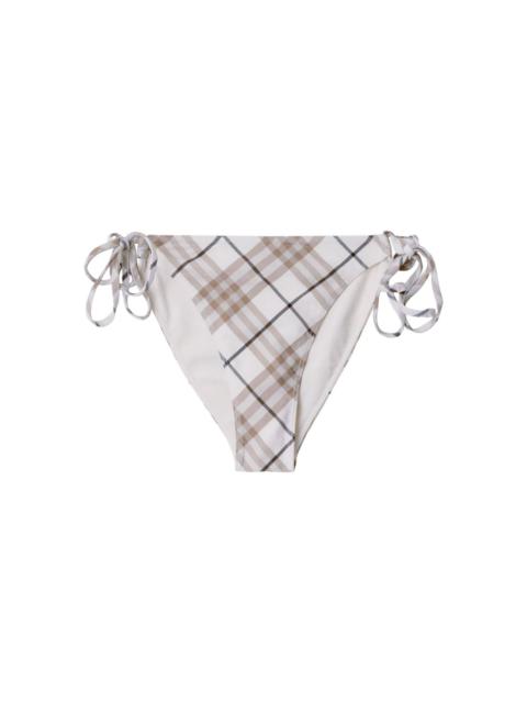 Burberry checkered bikini briefs