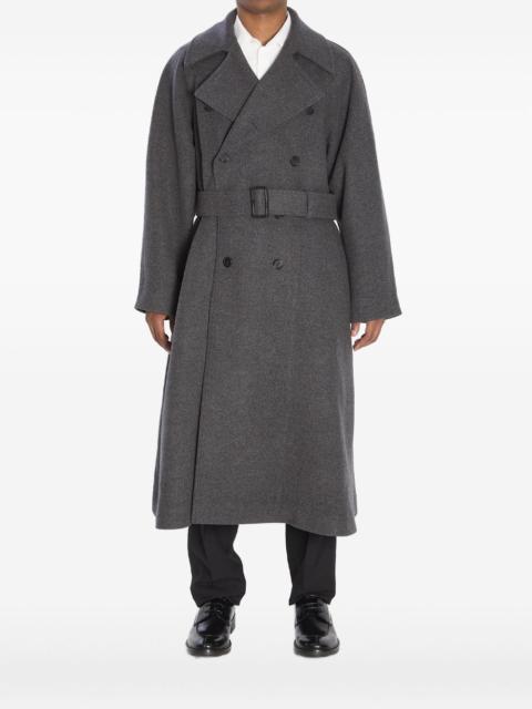 SAINT LAURENT double-breasted cashmere coat