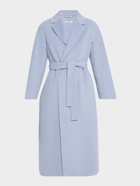 Max Mara Esturia Wool Belted Wrap Coat