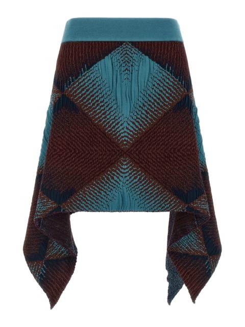 Kiko Kostadinov 'Ikat Argyle' Skirt