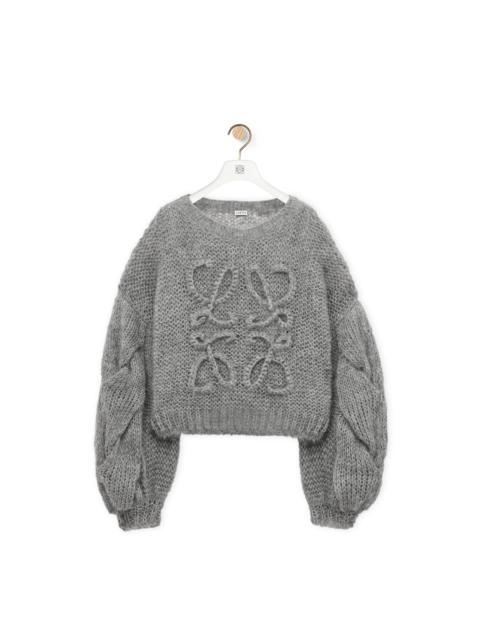 Anagram sweater in mohair