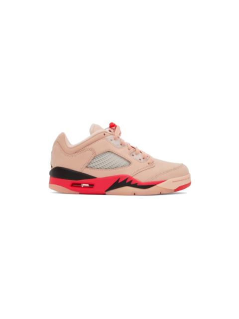 Jordan Pink Jordan 5 Low Sneakers