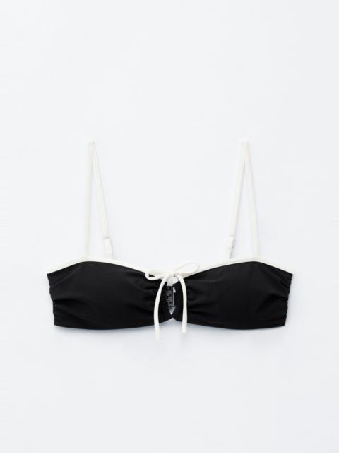 & Other Stories Tie-Front Bandeau Bikini Top