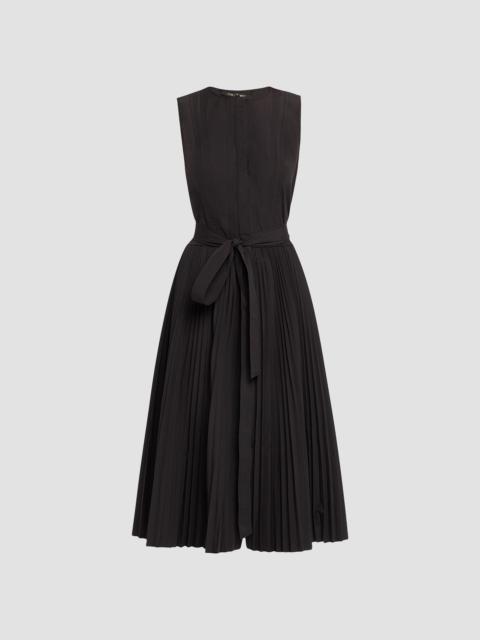 KOBI HALPERIN Women's Fleur Pleated Sleeveless Midi-Dress - Black