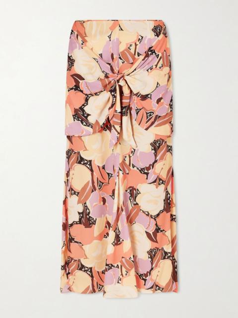 ANNA SUI Desert bloom skirt Orange