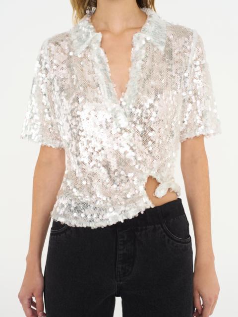 CHRISTOPHER ESBER Opaline Sequin Polo