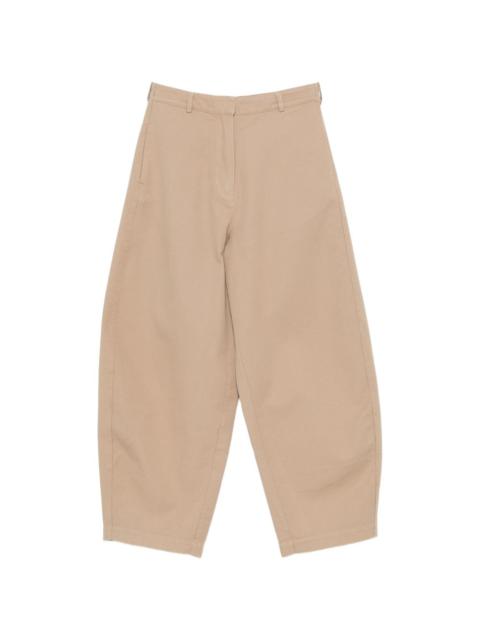 CORDERA elasticated-waistband tapered trousers
