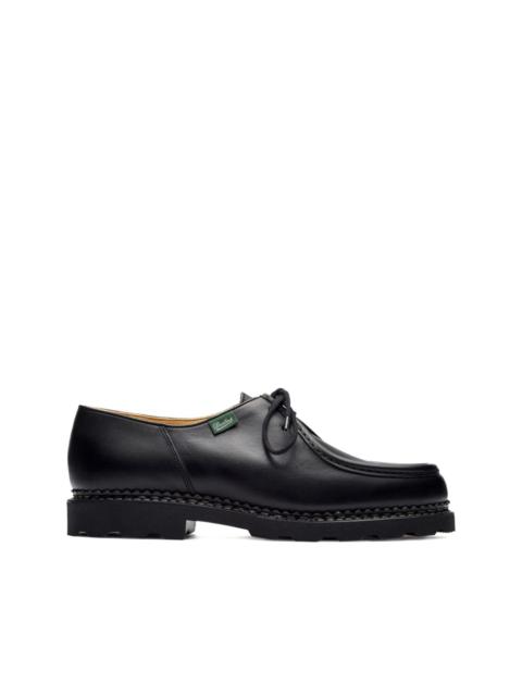 leather lace-up loafers