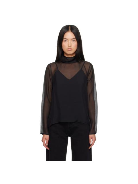 LA COLLECTION Black Clarice Blouse